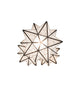 17" Moravian Star 3 Light Cascading Pendant - detail 6