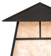 24" Stillwater T Mission Pier Mount detail