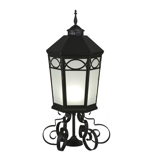 16" Restored Taft 1 Light Lantern Post Mount