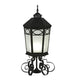 16" Restored Taft 1 Light Lantern Post Mount