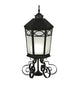 16" Restored Taft 1 Light Lantern Post Mount detail