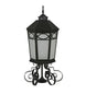16" Restored Taft 1 Light Lantern Post Mount detail