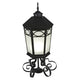 16" Restored Taft 1 Light Lantern Post Mount detail