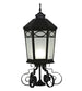 16" Restored Taft 1 Light Lantern Post Mount detail