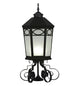 16" Restored Taft 1 Light Lantern Post Mount detail