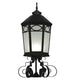 16" Restored Taft 1 Light Lantern Post Mount detail