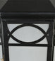 16" Restored Taft 1 Light Lantern Post Mount detail