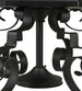 16" Restored Taft 1 Light Lantern Post Mount detail