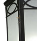 16" Restored Taft 1 Light Lantern Post Mount detail