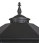 16" Restored Taft 1 Light Lantern Post Mount detail