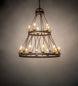 48" Lakeshore 15 Light Two Tier Chandelier hero view