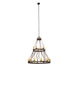 48" Lakeshore 15 Light Two Tier Chandelier detail view