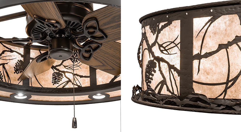 45 inch Whispering Pines Chandel-Air detail view