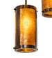 24" Cartier 6 Light Cascading Chandelier detail view