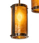 24" Cartier 6 Light Cascading Chandelier detail view