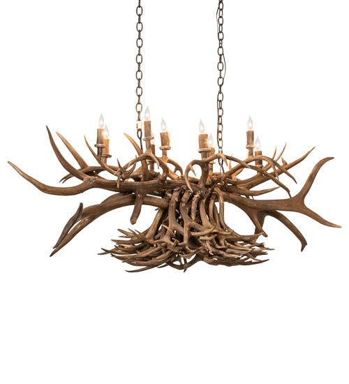 Antlers Oblong Chandelier detail view