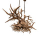 Antlers Oblong Chandelier detail view