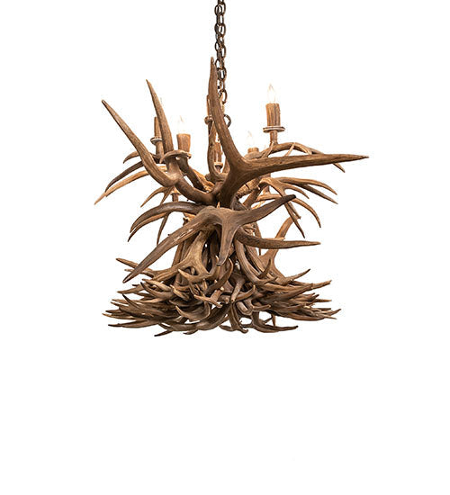 Antlers Oblong Chandelier detail view