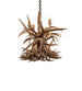 Antlers Oblong Chandelier detail view