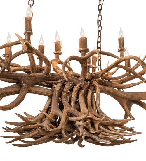 Antlers Oblong Chandelier detail view