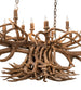 Antlers Oblong Chandelier detail view