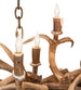 Antlers Oblong Chandelier detail view