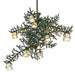 52" Pine Branch Valley View 12 Light Oblong Chandelier detail view