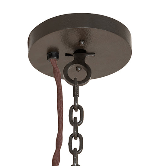 72" Loxley 36 Light Two Tier Chandelier detail view