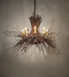 36 inch Twigs 8 Light Chandelier detail view