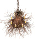 36 inch Twigs 8 Light Chandelier detail view