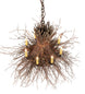 36 inch Twigs 8 Light Chandelier detail view