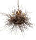 36 inch Twigs 8 Light Chandelier detail view