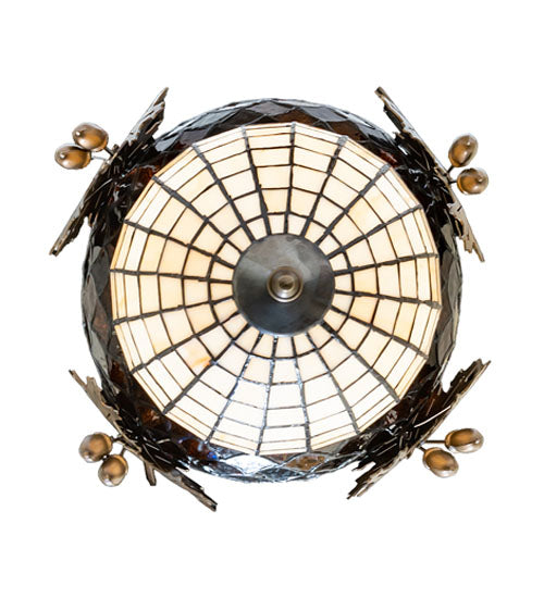 12" Greenbriar Oak Inverted Pendant - detail 6