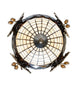 12" Greenbriar Oak Inverted Pendant - detail 6