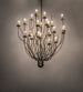 54" Sycamore 22 Light Chandelier detail view