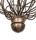 54" Sycamore 22 Light Chandelier detail view