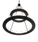 54" Loxley 24 Light Two Tier Chandelier detail view