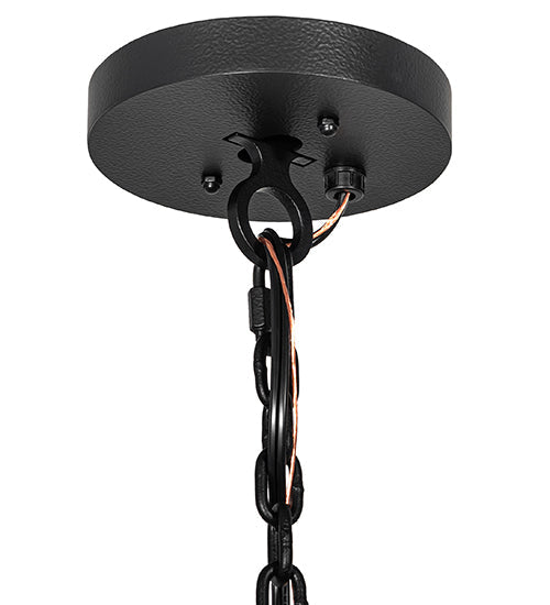 54" Loxley 24 Light Two Tier Chandelier detail view