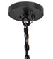 54" Loxley 24 Light Two Tier Chandelier detail view