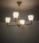 28 inch Revival Garland 4 Light Chandelier detail view