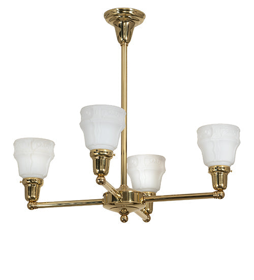 28 inch Revival Garland 4 Light Chandelier detail view