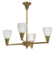 28 inch Revival Garland 4 Light Chandelier detail view