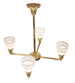 28 inch Revival Garland 4 Light Chandelier detail view