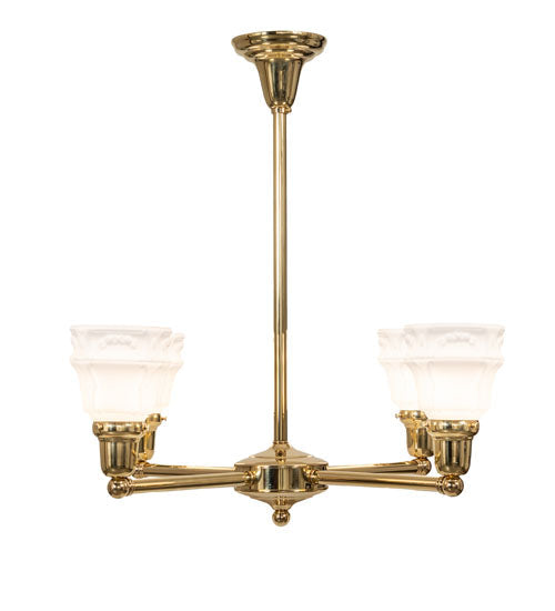 28 inch Revival Garland 4 Light Chandelier detail view