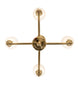 28 inch Revival Garland 4 Light Chandelier detail view