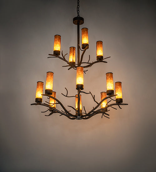 42" Winter Solstice 12 Light Chandelier hero view