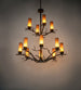 42" Winter Solstice 12 Light Chandelier hero view