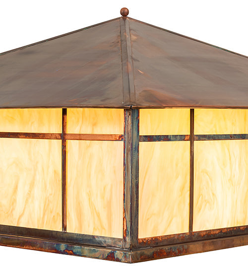 45" Seneca Double Bar Mission Pier Mount detail
