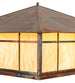 45" Seneca Double Bar Mission Pier Mount detail