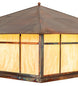 45" Seneca Double Bar Mission Pier Mount detail